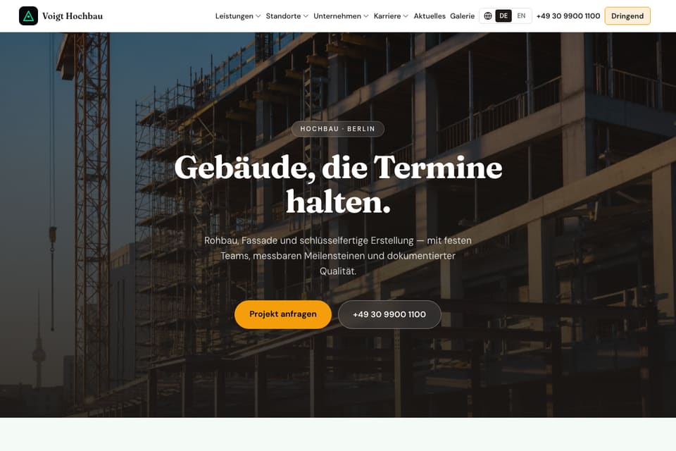Voigt Hochbau Demo